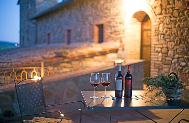 Typical Stone House looking Banfi Wineries with Pool and close to Seaside