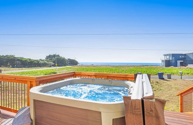 Updated Dog-Friendly Home w/Expansive Deck, Views, Gas Grill, & Private Hot Tub