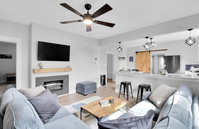 Updated home with mid-century charm short walk to village & short drive downtown