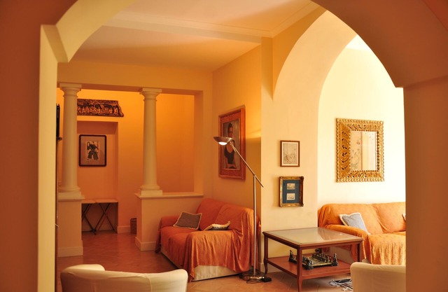 Villa below a Medieval Castle