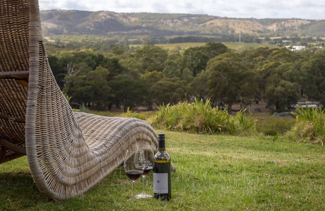 Vineyard accommodation with stunning views