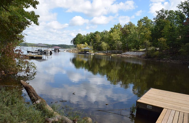 Waterfront home with dock, just off main channel, minutes from Clarksville!