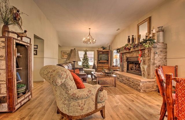 White River Getaway w/Fire Pit & Trout Fishing!