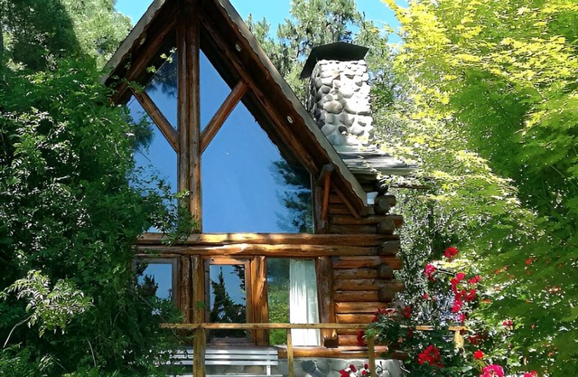 Willow log cabin