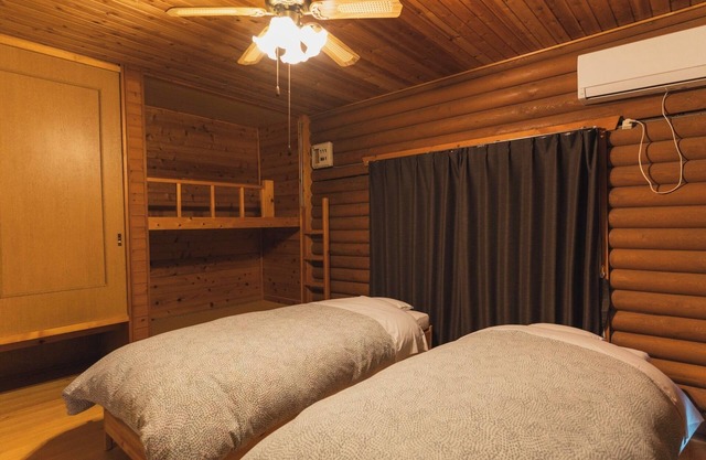 You can enjoy BBQ even on rainy days A log cabin /Chichibu-gun Saitama