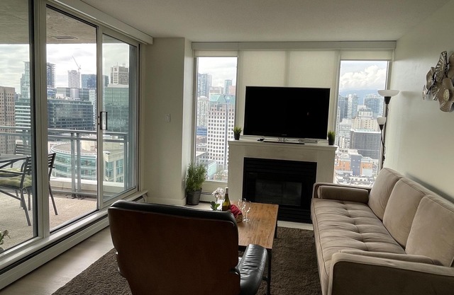 You're in the heart of the action for entertainment and office!