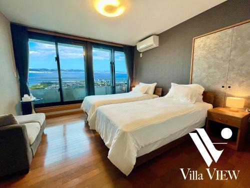 Sashiki Villa | 広々テラスで沖縄一の絶景独占! BBQやイベントも楽しめるヴィラで最高の旅を! Villa VIEW