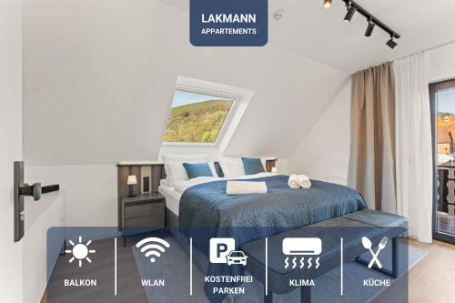 Sankt Martin Apartment | 1-2 Personen - Parkplatz - Fahrradgarage - Zentrum - Küche - Balkon - WLAN - Klima