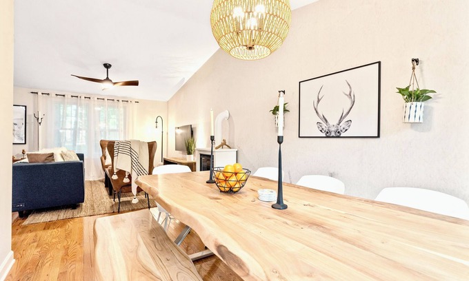 Northeast Raleigh House | 1-Acre 4BR Retreat w/Game Room & Epic Coffee Bar!
