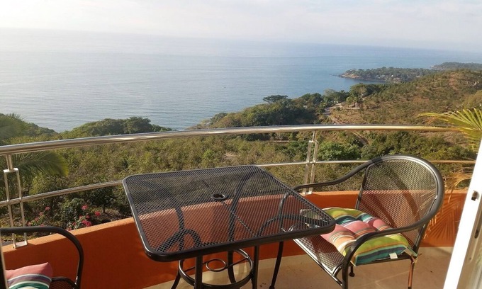 Chacala Condo | 1-bedroom 4th floor Ocean View Condo 407