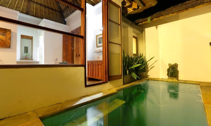 Penatih Villa | 1 BR Villa near Ubud with kitchen, private plunge pool, paddy fields view