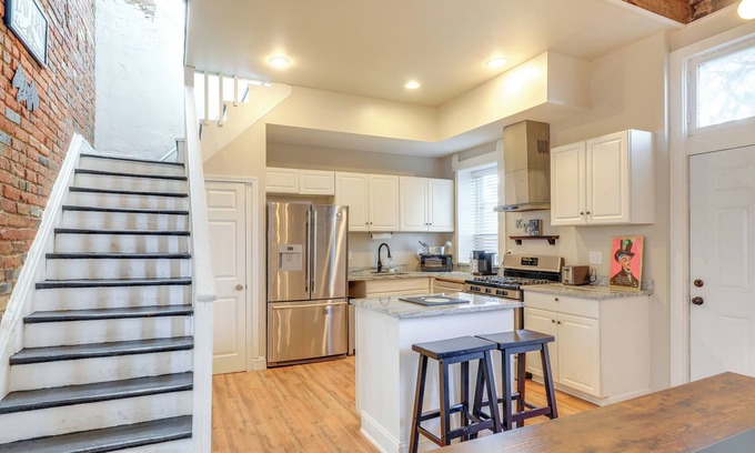 East Market District House | 1 Mi to Dtwn: Louisville Home w/Deck & Fire Pit!