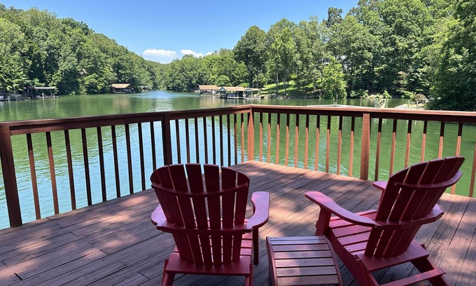 Westlake Corner House | 1 Special Place - Waterfront home with private dock, lake views, & washer/dryer