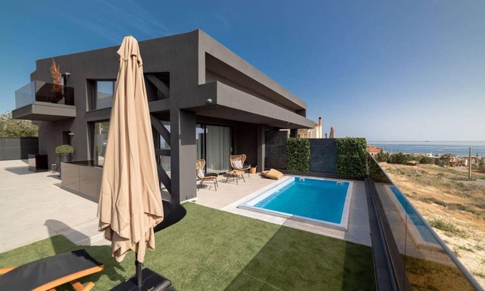 Vathianos Kampos Villa | 130 m² Villa ∙ 4 bedrooms ∙ 6 guests