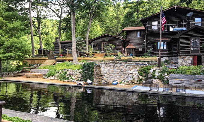 Wallkill Cabin | 1890's Log Cabin ~ 230 Acre Private Reserve ~ 150’ Waterfall ~ Hiking Trails