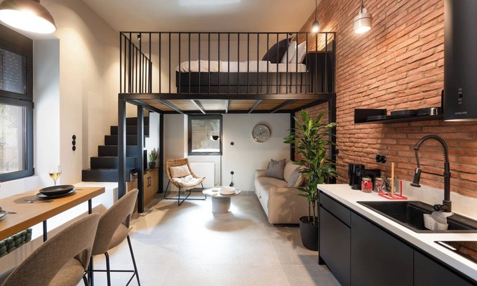 Gazi Apartment | 1BR Apt Acropolis Rooftop view