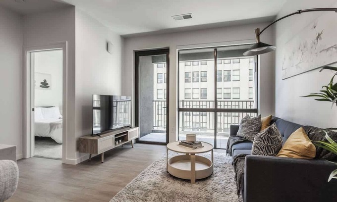 Market East District Apartment | 1BR LUX DT Oasis - Free Parking/Gym/Rooftop Pool