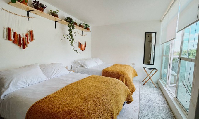 Cholula Apartment | 2 Bed in the heart of Cholula with views to the Pyramid and the