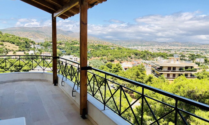 Varkiza Apartment | 2 Bedroom Penthouse with million dollar view!