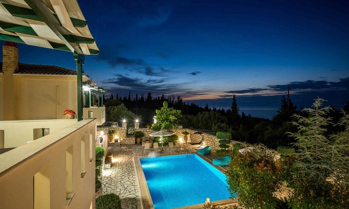 Agios Nikitas Villa | 2 exclusive pool villas, 3 kms from beaches, sea view