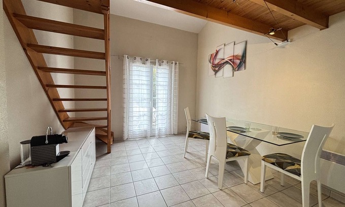 Quartier du Stade House | 2-Room Holiday Home with Pool and Parking in Châtelaillon-Plage