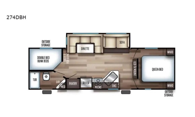 Winchester House | 2019 Forest River RV - California Cherokee 274DBH