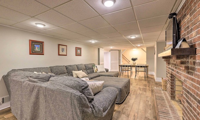 Jonesboro Apartment | 21 Mi to Atlanta: Getaway w/Fire Pit!
