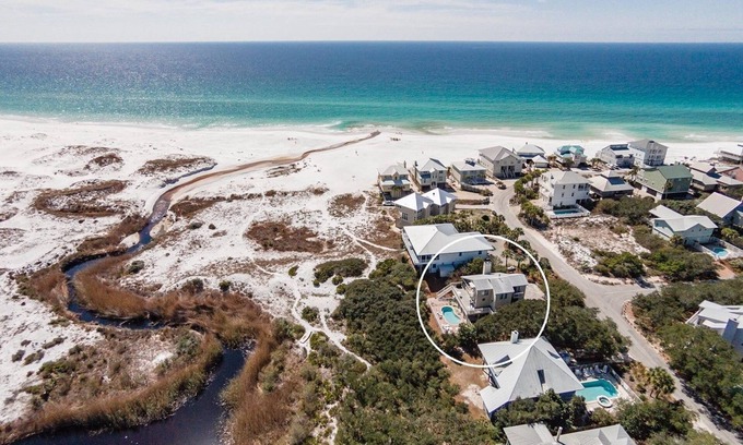 Gulf Trace House | 25% SALE~SeaBatical~Nice Gulf/Lake/Park Views~Heated Pool~Gulf Trace~Beach Gear