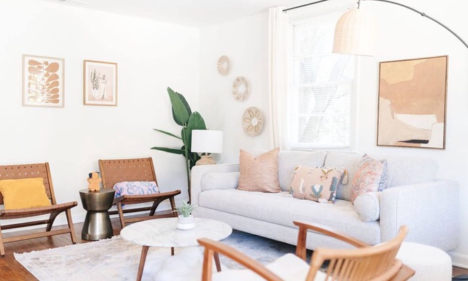 Midtown House | 2BR Bright & Modern Boho Home Close to Hospitals, Downtown Savannah
