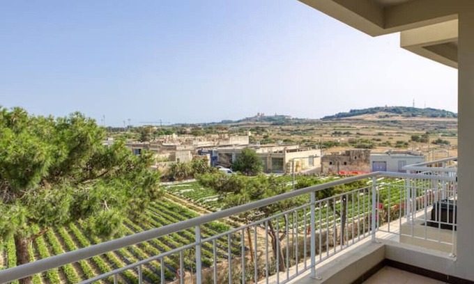 Mosta Apartment | 2BR Home in Mosta with Terrace & Vineyards View!