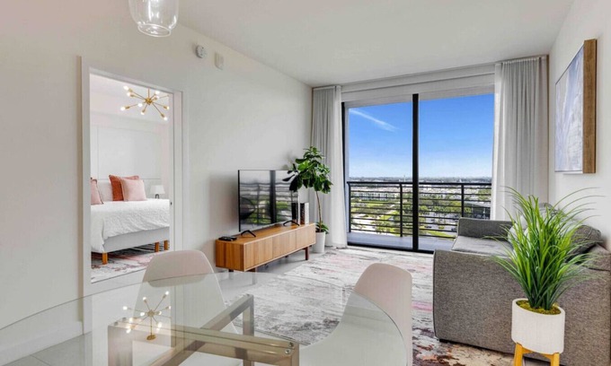 Doral Apartment | 2BR Luxury Stay | Downtown Doral's Best Location
