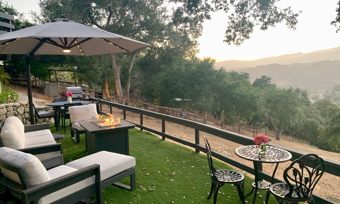 Oak View Apartment | $3,000 Off! Sunset Patio w/fire-pit and Epic views!