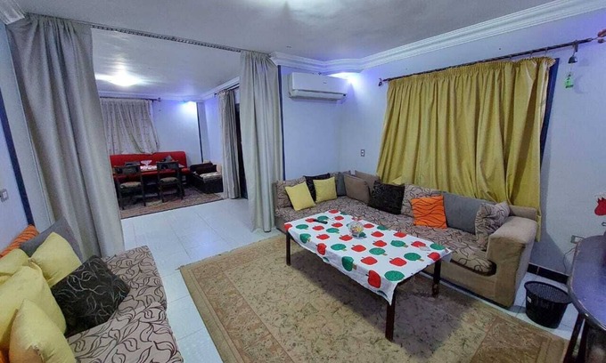 6th of October City Apartment | 3-Bedroom Apartment in Tebah Gardens Compound - 6th of October with AC, WiFi