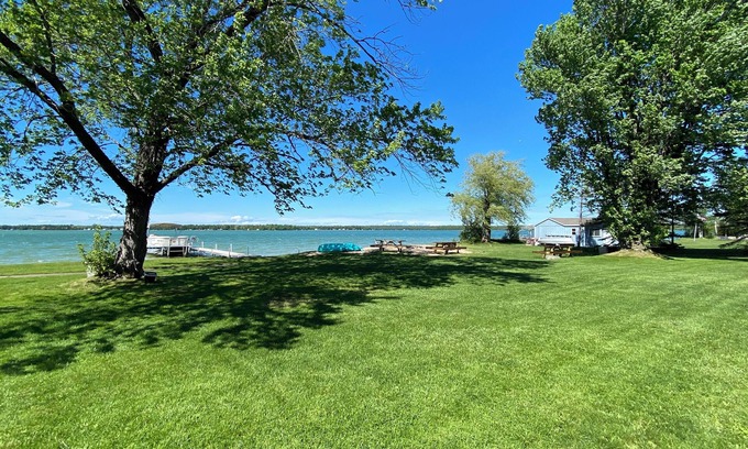 Presque Isle Resort | 3 lakefront Cottages Private beach,yard &dock. Special 20%off Aug 17 - Aug 24