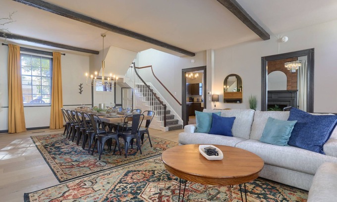 Annville House | 3 Levels w/Gameroom, Firepit, Grill Near Hershey Walkable To Restaurants & Bars