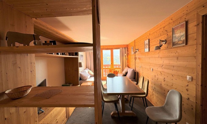 Belle Plagne Apartment | 3-Room Apt, 7 pax, Ski-in/Ski-out, Pets Allowed