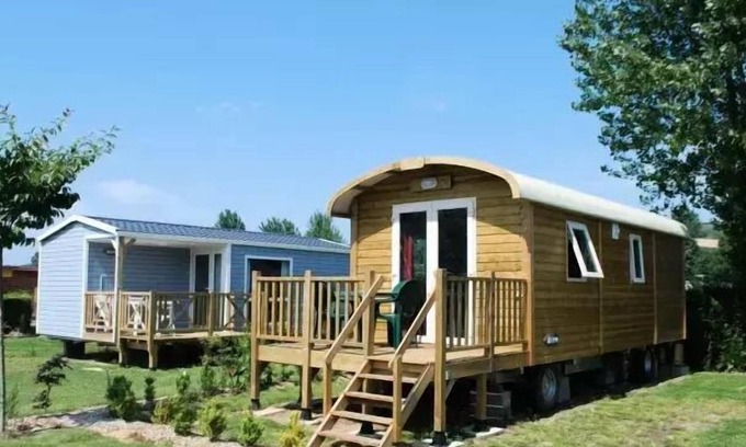 Hautot-sur-Mer Cabin | 3-Zimmer-Wohnwagen für 4 Personen