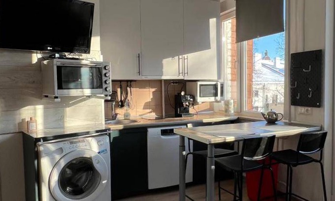 Dzirciems Apartment | 30 m² Apartment ∙ 1 bedroom ∙ 5 guests