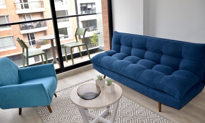 Calle 100 Apartment | 301 Moderno Loft 1 Habitación con Balcón
