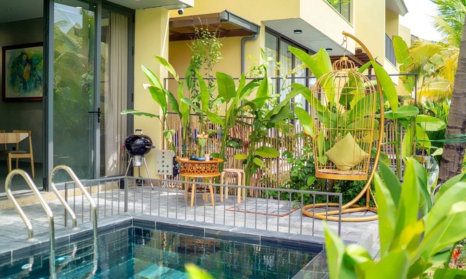 Cam Ha Villa | 3br villa w/private pool, full kitchen, 5' to Anbang beach, 7' HoiAn town