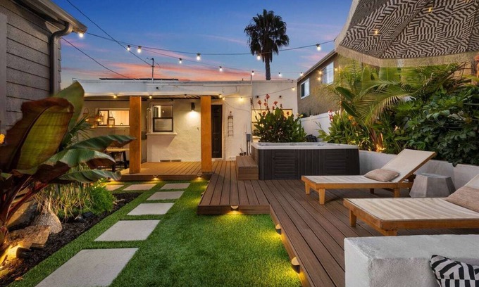 Normal Heights House | 4 Bed-Hot Tub-Fire Pit-Lush Backyard