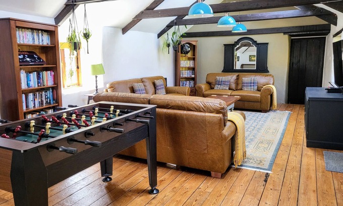 Redruth House | 4 bedroom barn conversion on smallholding with alpacas, goats and pigs