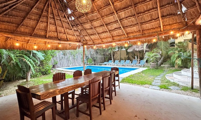 Tulsayab House | 4-bedroom house in enchanting Tankah Bay with Beach Access, Ocean Views, Pool!