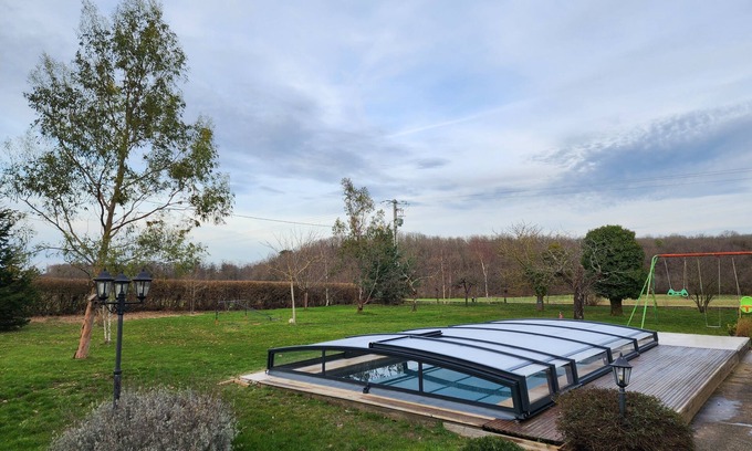 Rilly-sur-Loire House | 4 bedrooms sleeps 12 in large property with large wooded grounds in a quiet location