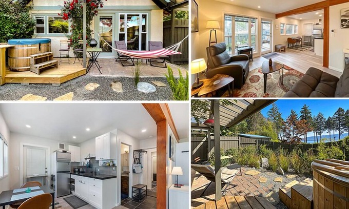 Denman Island Resort | 4-Season Getaway | Oceanfront Nordic Spa | Oceanview Ensuite Rooms