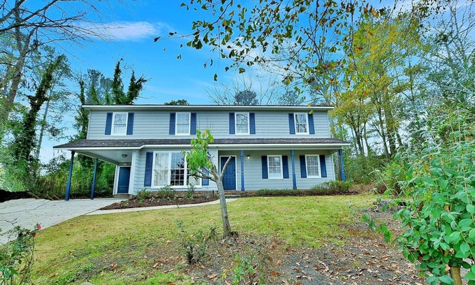 Fortson House | 5BR Spacious Retreat: Hot Tub, BBQ, Play Area
