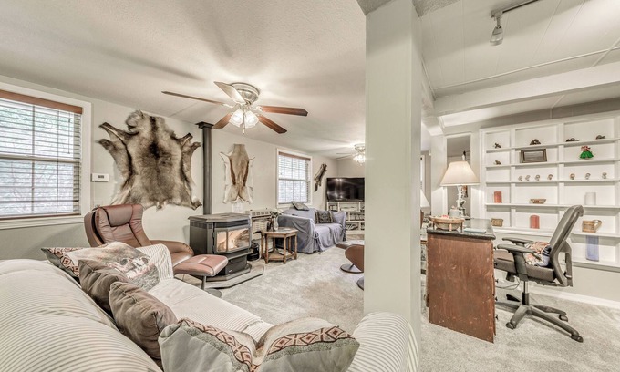 Cloudcroft House | 6 Mi to Ski Cloudcroft: Home w/Fire Pit + Grill
