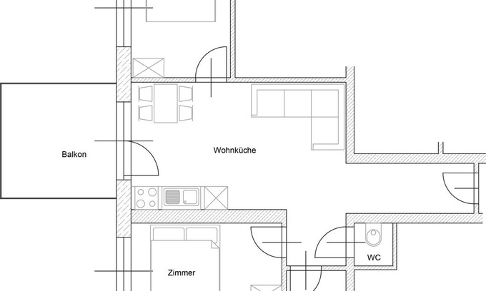 Deutsch Goritz Apartment | 60 m² Apartment ∙ 2 bedrooms ∙ 6 guests