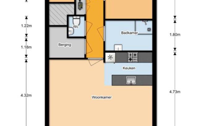 Almere Resort | 65 m² Private room ∙ 1 bedroom ∙ 2 guests
