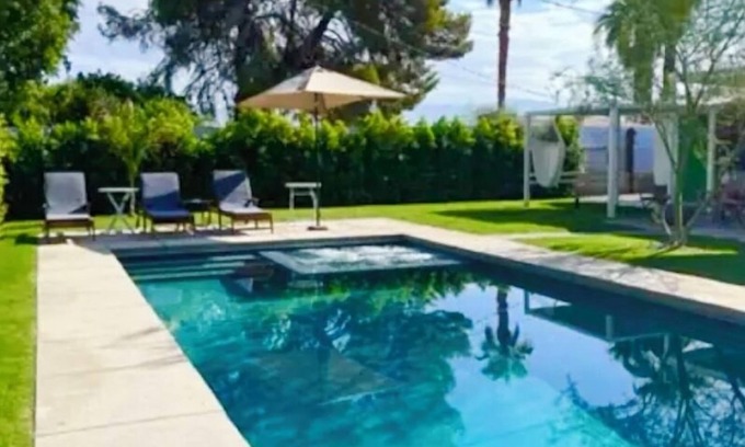 Cathedral City Cove House | 70’s Style, Private Pool and Yard, Dogs Ok! Close to restaurants and shopping!